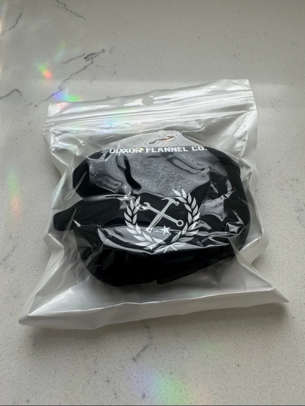 DIXXON Protective 2nd Gen Airpod Case - Black with White Crest Logo